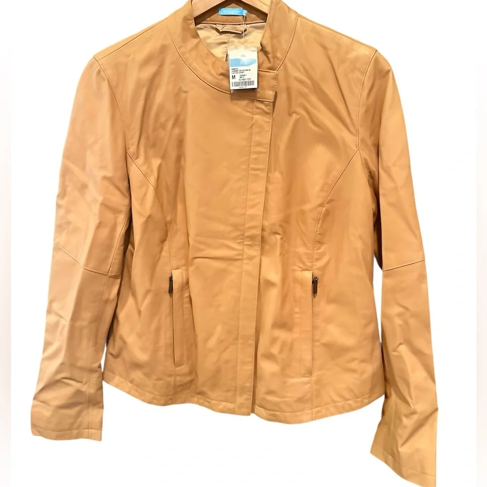 NWT J. McLaughlin Robario Lamb Napa Leather Jacket - Picture 6 of 11